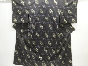 アンティーク　本場琉球絣手織り紬着物